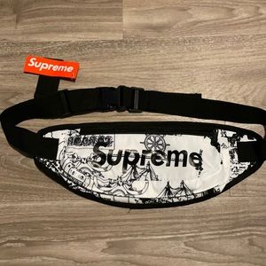 Supreme Map Fanny Pack bag